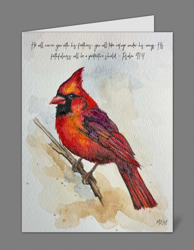 "Cardinal's Watch" Notecards