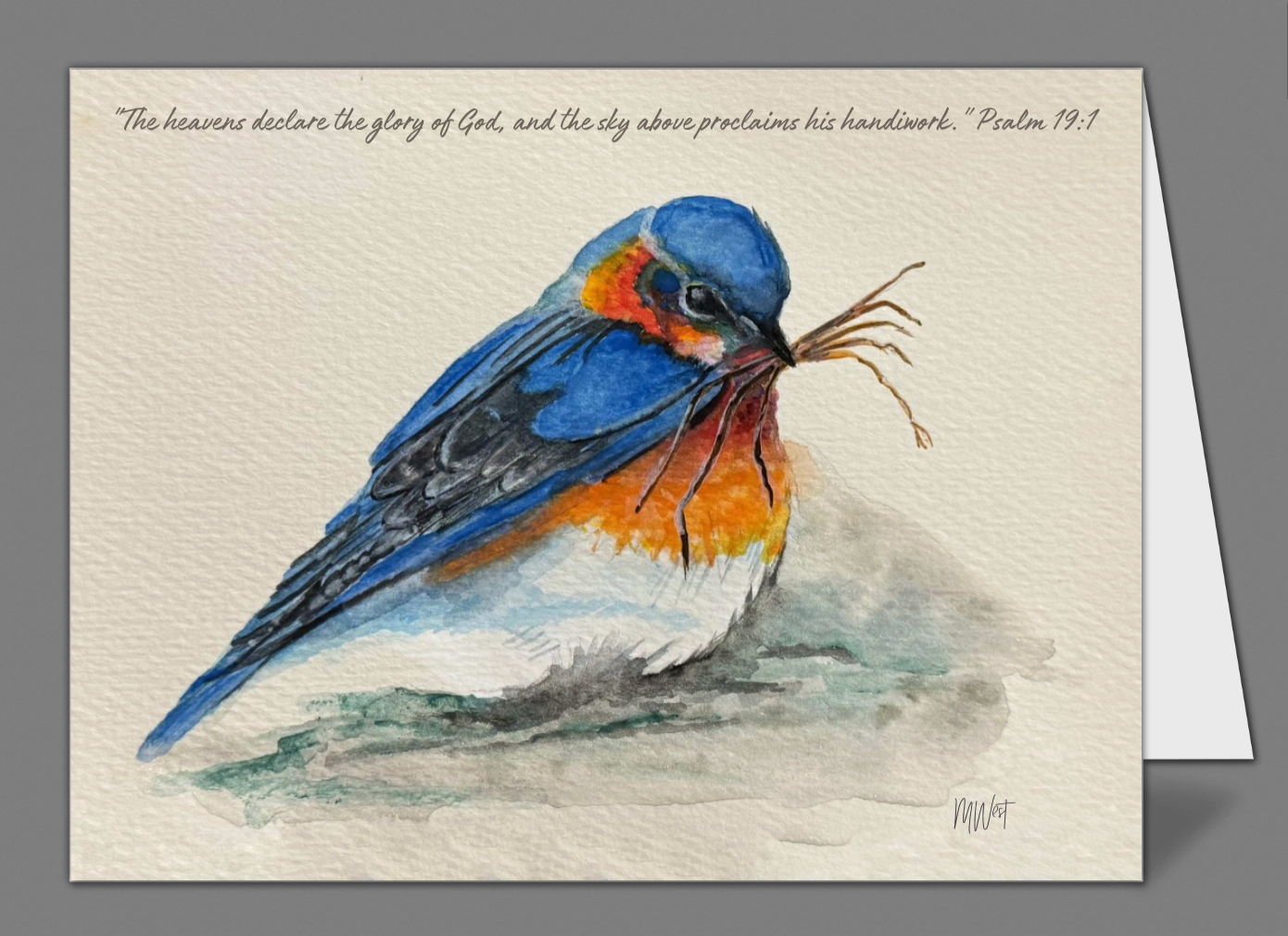 "Bluebird Nesting" Notecards