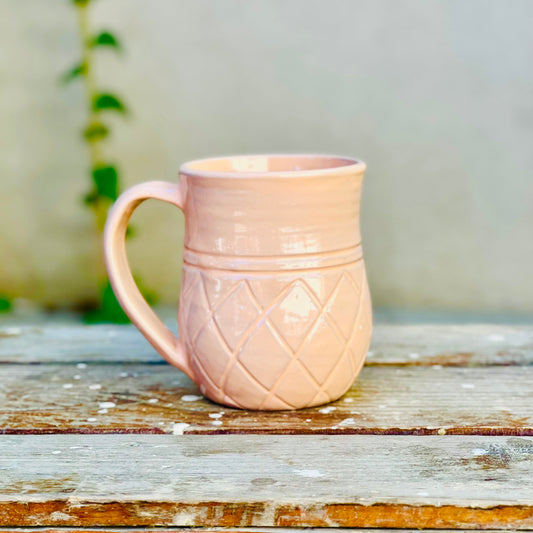 Ananas Mug- Brushed Pale Sherbet