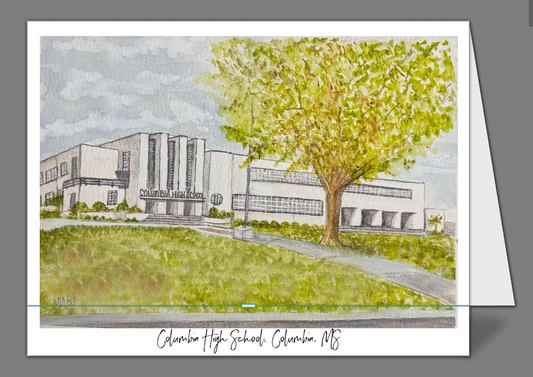 "Columbia High School" Notecards by Mickie West