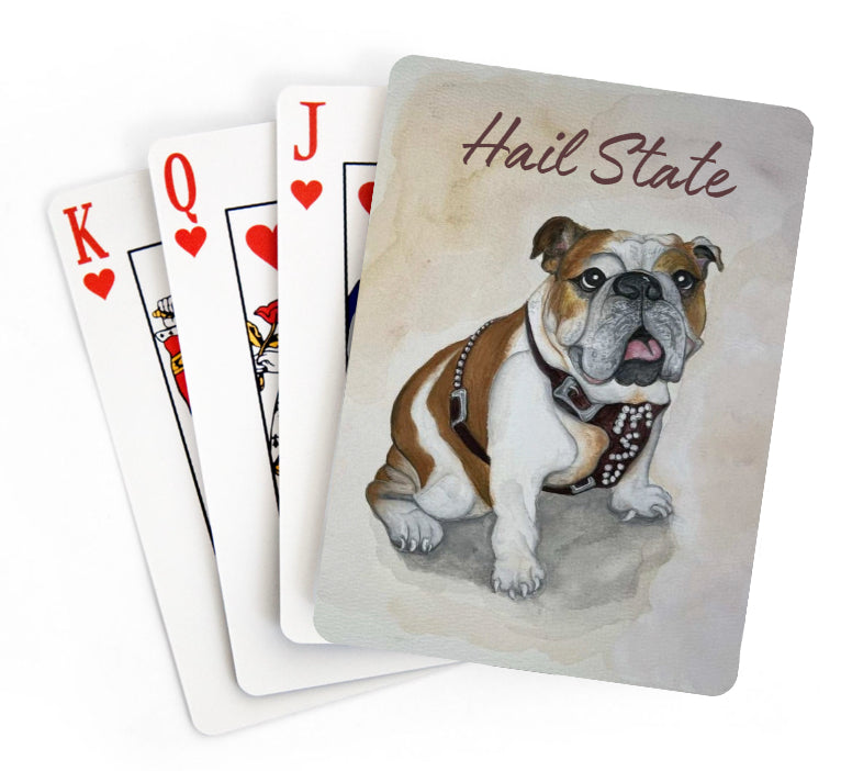 MSU Bulldog Playing Cards