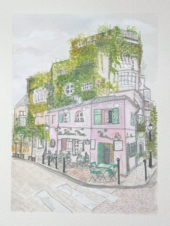 "La Maison Rose" print 5x7