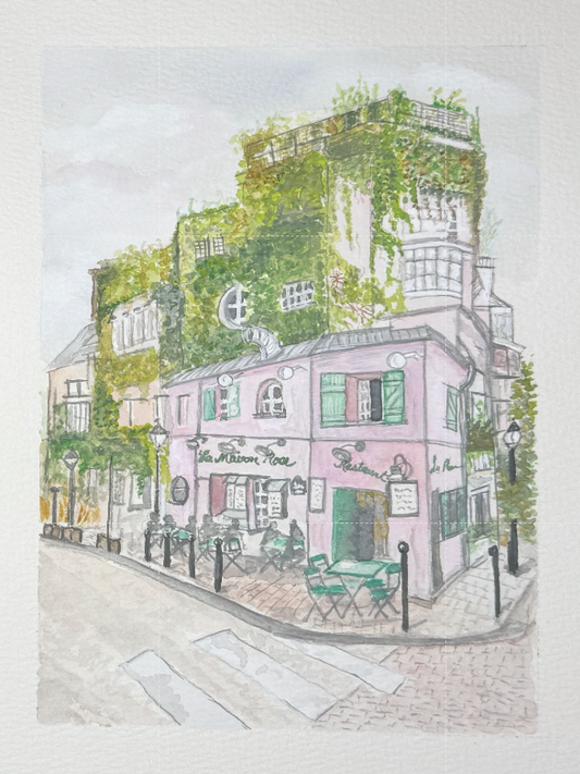 "La Maison Rose" print 5x7