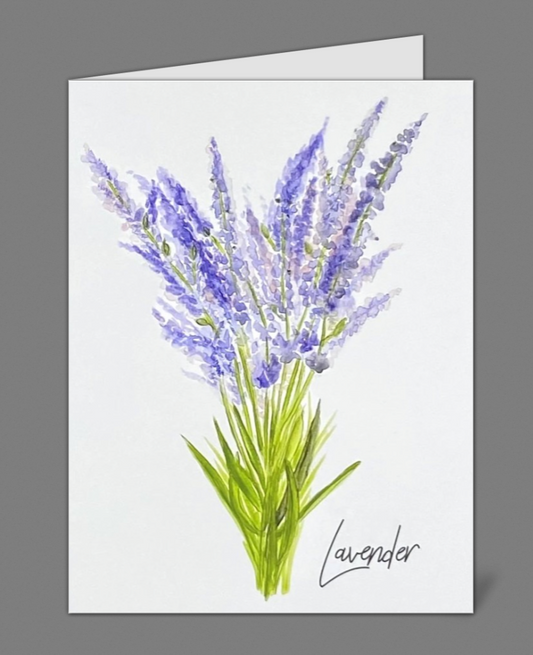 "Lavender" Notecards