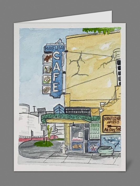 "Mayflower Cafe" Notecards